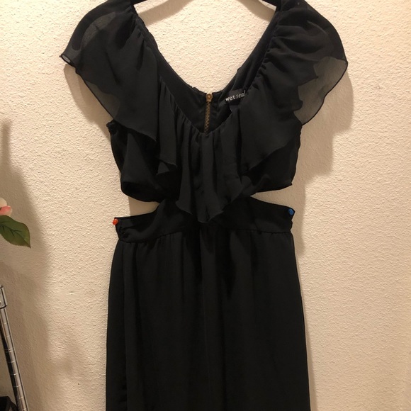 CUT OUT MINI DRESS - Picture 1 of 2